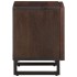 Mesitas de noche 2 uds madera maciza de mango 40x34x46