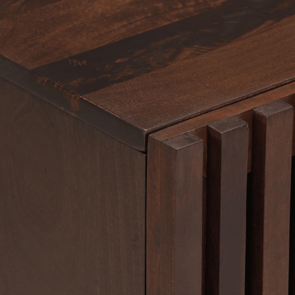 Mesitas de noche 2 uds madera maciza de mango 40x34x46