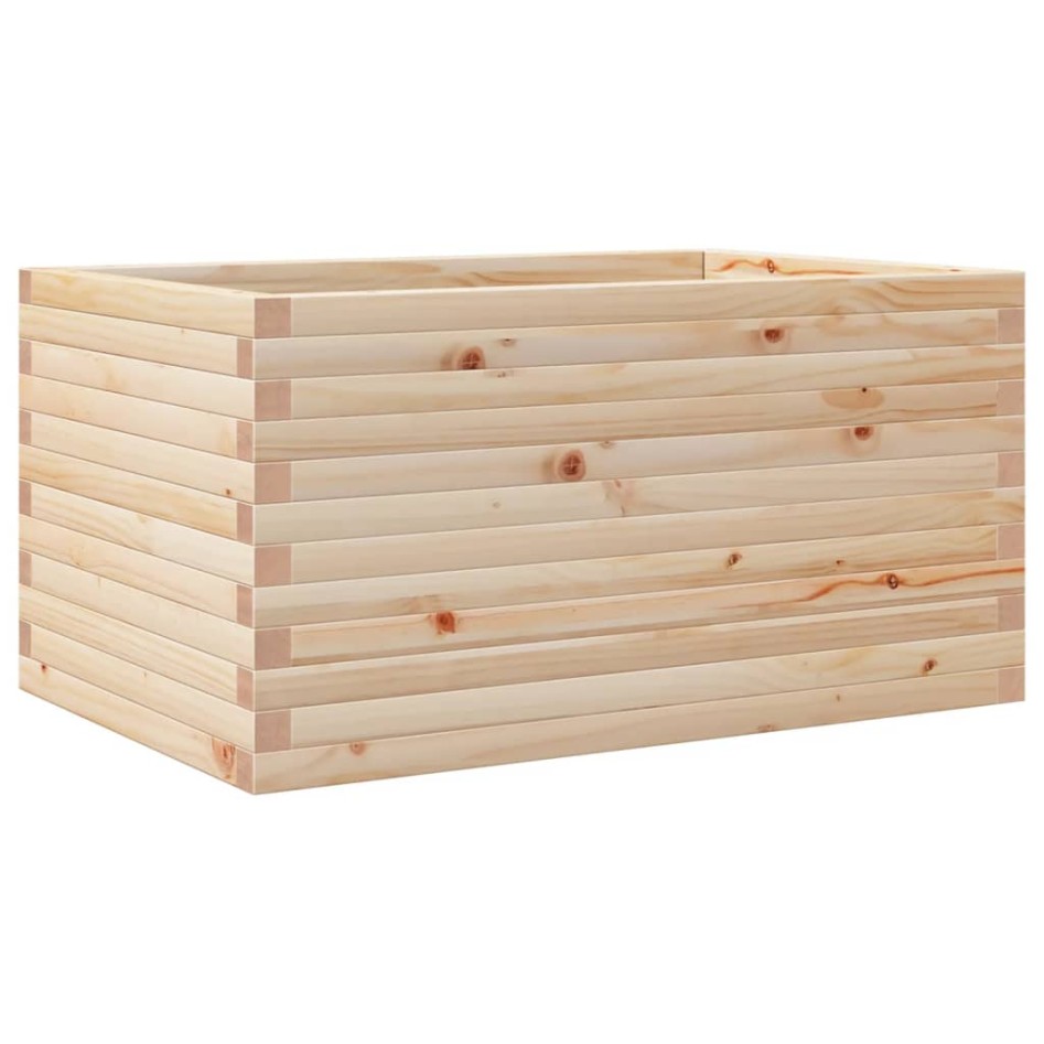 Jardinera de madera maciza de pino 90x60x46