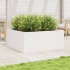 Jardinera madera maciza de pino blanco 110x110x46