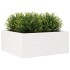 Jardinera madera maciza de pino blanco 110x110x46