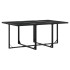 Set de comedor de jardín 7 pzas y cojines ratán sintético