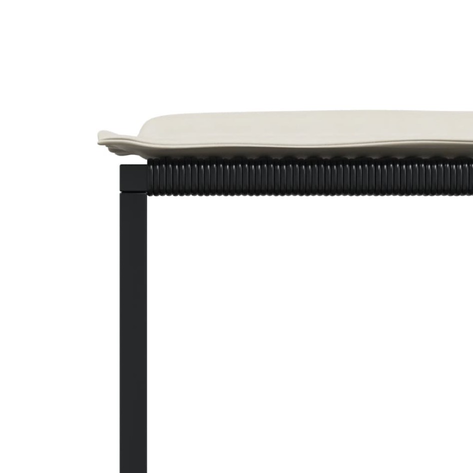 Set de comedor jardín 11 pzas con cojines ratán sintético