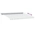 Toldo retráctil manual con LED antracita y blanco 450x300