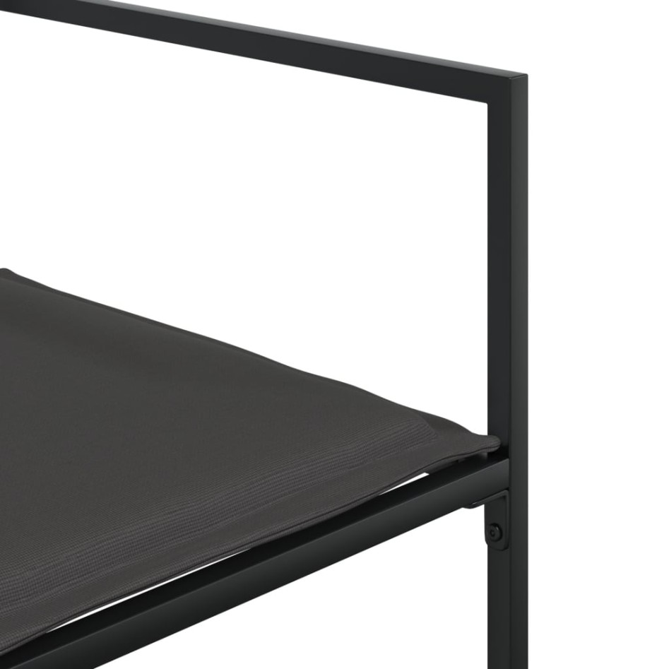 Juego de comedor de jardín 9 piezas con cojines textileno