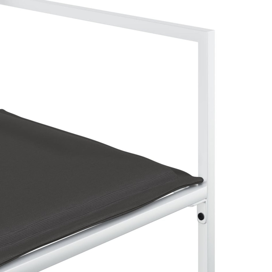 Juego de comedor de jardín 5 pzas con cojines textilene