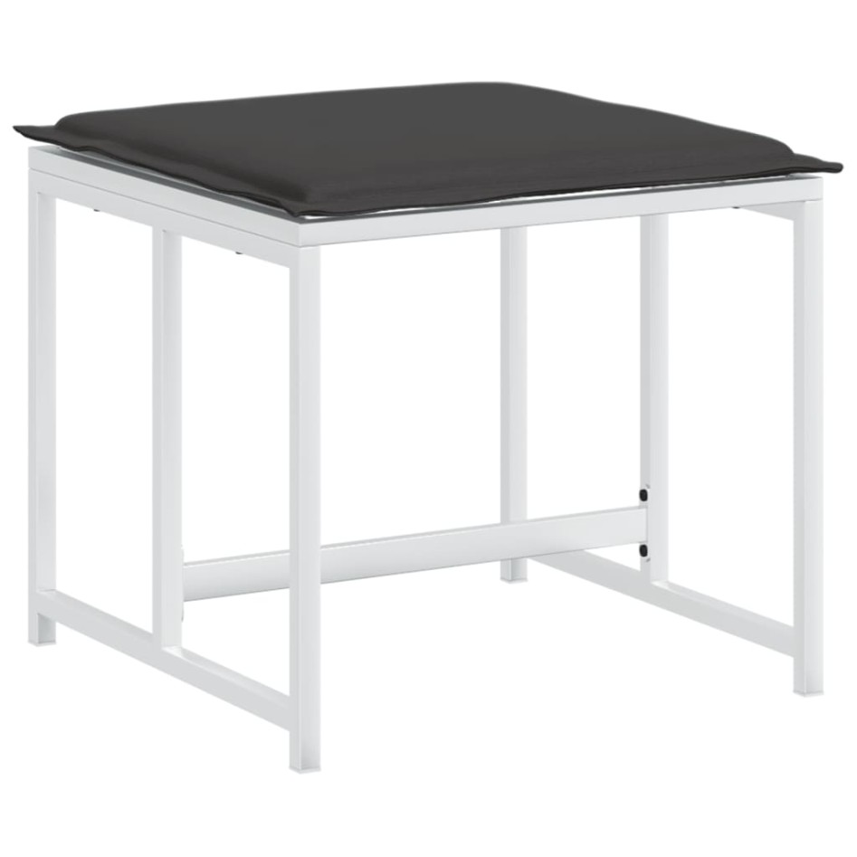 Juego de comedor de jardín 13 pzas con cojines textilene