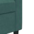 Juego de sofás con cojines 2 piezas terciopelo verde