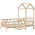 Sofá cama con techo madera maciza de pino 90x200