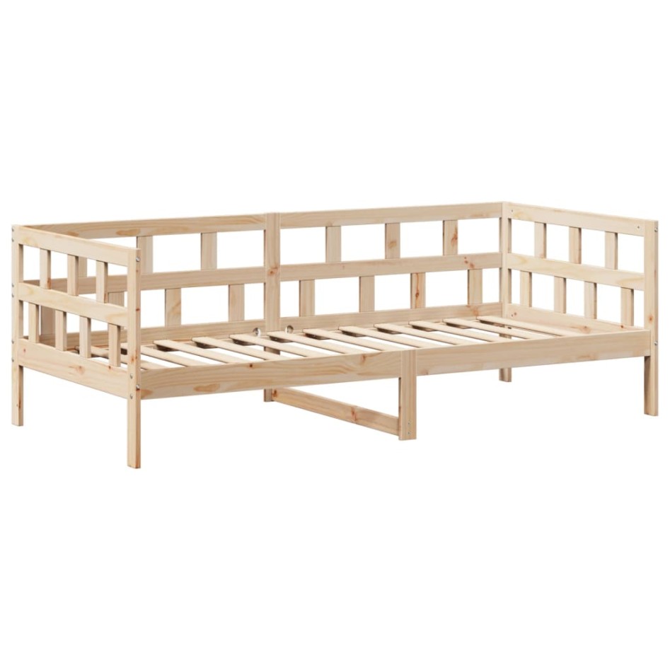 Sofá cama con techo madera maciza de pino 90x200