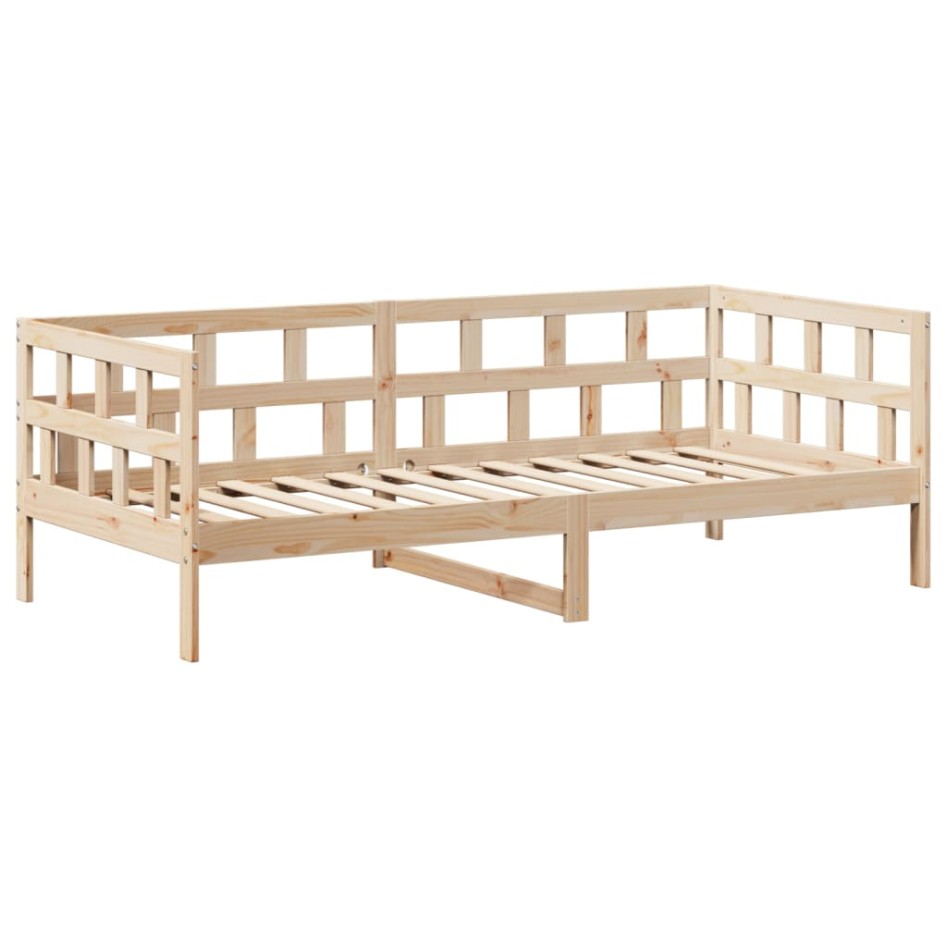 Sofá cama con techo madera maciza de pino 90x200
