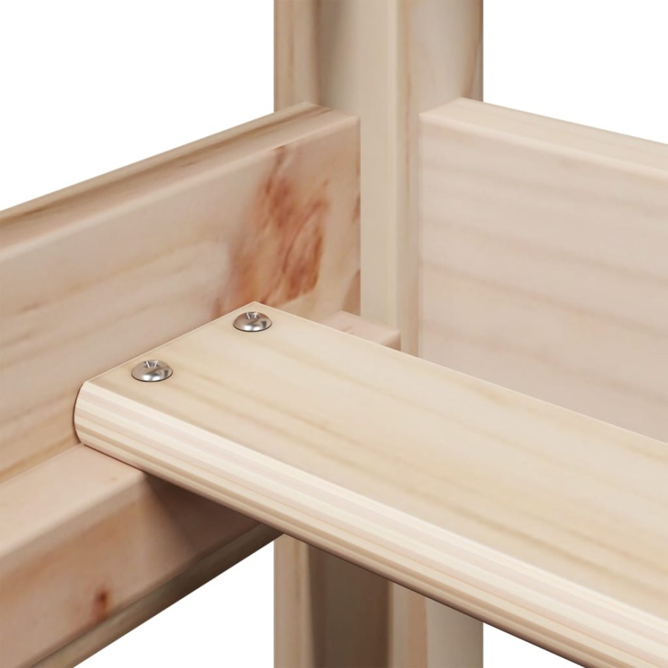 Sofá cama con techo madera maciza de pino 90x200