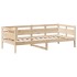 Sofá cama con techo madera maciza de pino 90x200