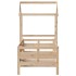 Sofá cama con techo madera maciza de pino 90x200
