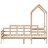 Sofá cama con techo madera maciza de pino 90x190