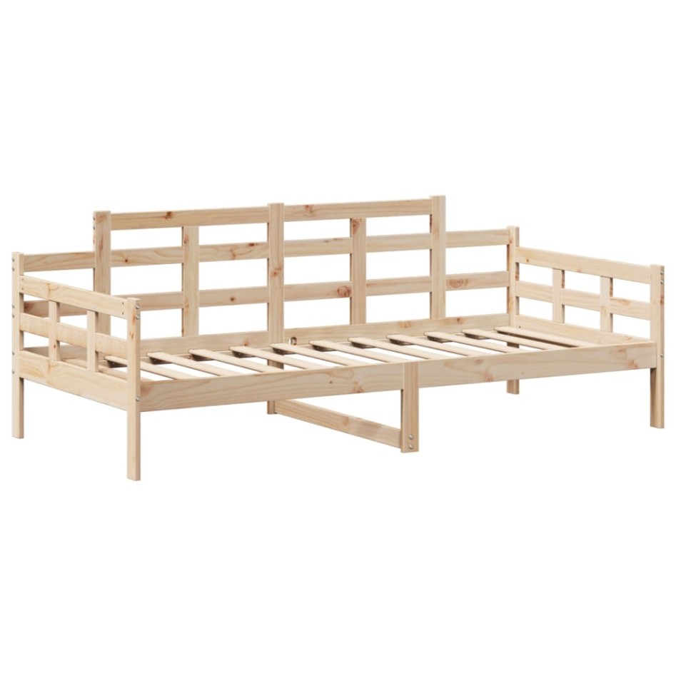 Sofá cama con techo madera maciza de pino 90x190