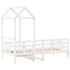 Sofá cama madera maciza de pino blanco 80x200