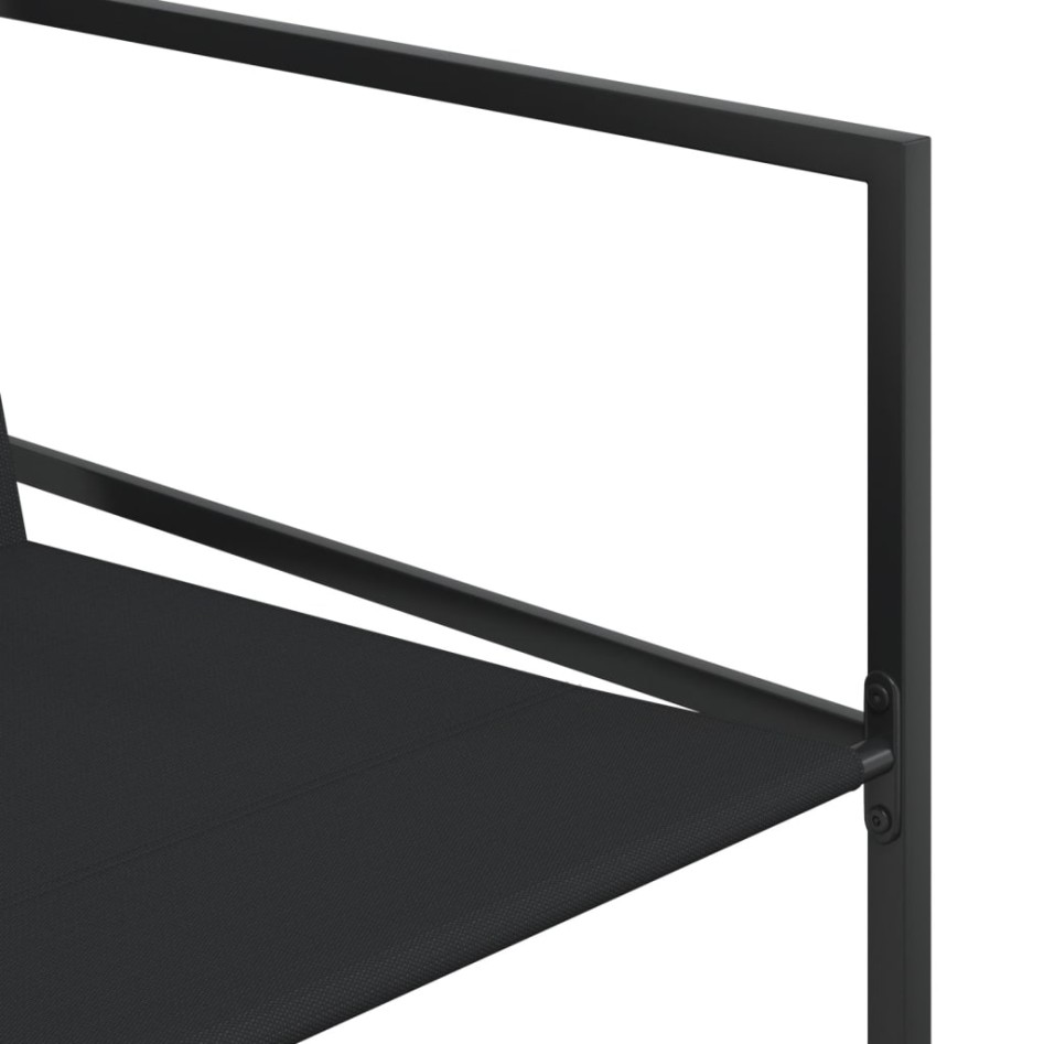 Juego de comedor de jardín 11 piezas textileno