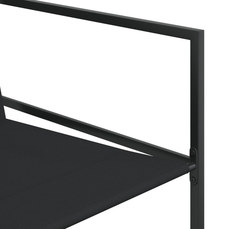 Juego de comedor para jardín 9 piezas textilene