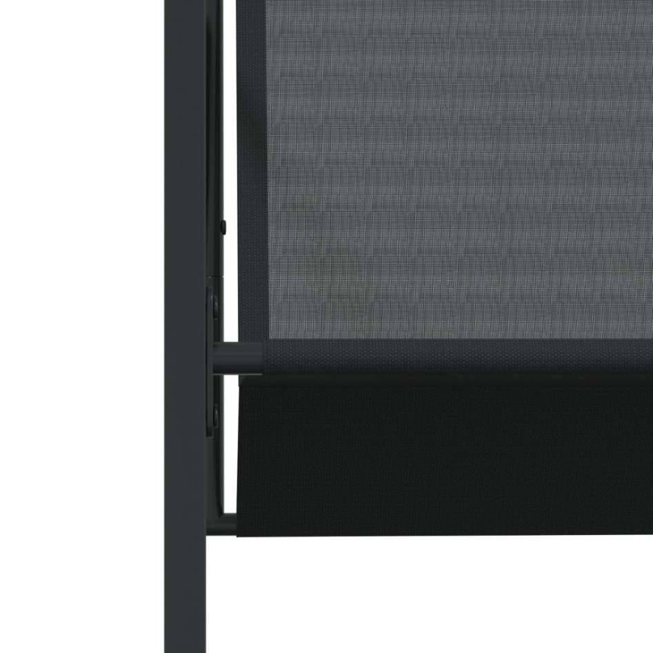 Juego de comedor para jardín 9 piezas textilene