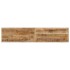 Banco de madera maciza de mango rugosa y acero 160
