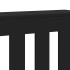 Cubierta de radiador madera de ingeniería negro