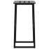 Taburetes de bar 4 unidades acero negro 38x38x80