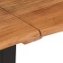 Banco de madera maciza de acacia y acero 160