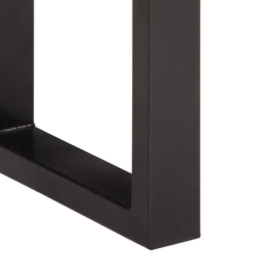 Banco de madera maciza de acacia y acero 160