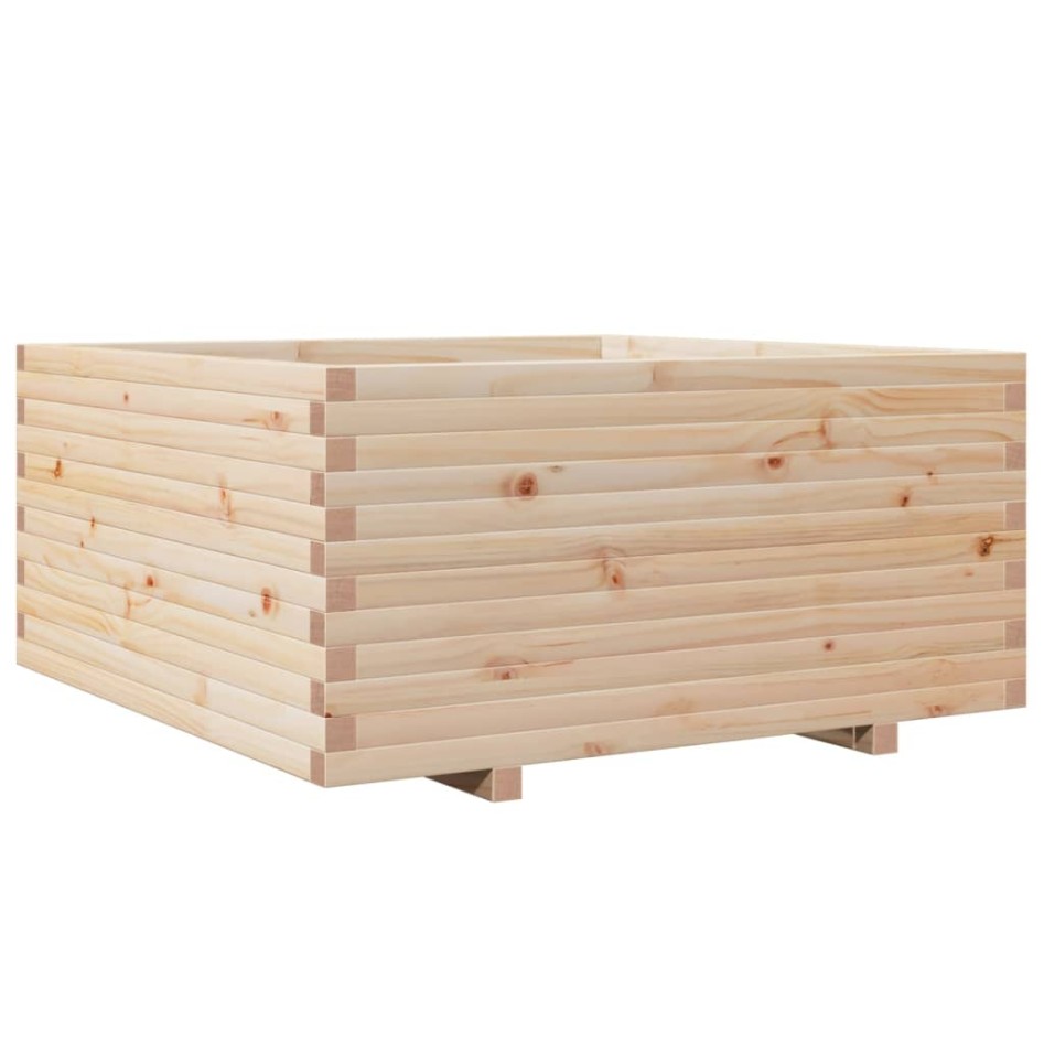 Jardinera madera maciza de pino 100x100x49,5