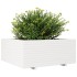 Jardinera madera maciza de pino blanco 110x110x49,5