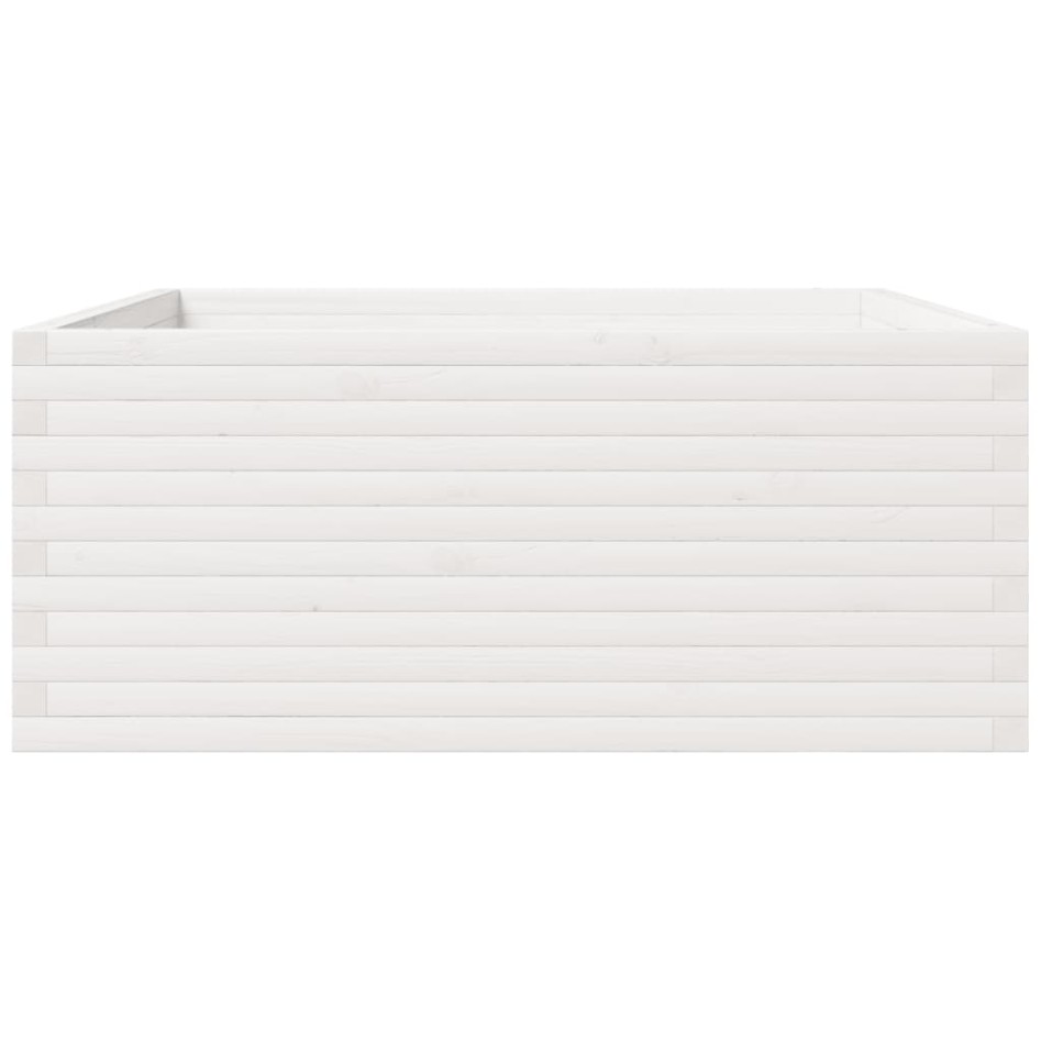 Jardinera madera maciza de pino blanco 110x110x49,5