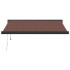 Toldo retráctil automático burdeos 300x250
