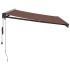 Toldo retráctil automático burdeos 300x250