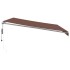 Toldo retráctil automático marrón 450x300