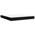 Cama box spring con colchón tela negro 180x200