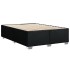 Cama box spring con colchón tela negro 160x200
