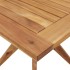 Juego de comedor de jardín 5 piezas madera maciza de