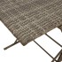 Set comedor jardín 7 pzas y cojines ratán sintético