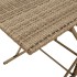 Set comedor de jardín 7 pzas con cojines ratán sintético
