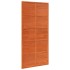 Puerta de granero madera maciza pino marrón miel 100x208