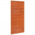Puerta de granero madera maciza pino marrón miel 100x208