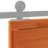 Puerta de granero madera maciza pino marrón miel 100x208