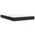 Cama box spring con colchón cuero sintético negro