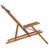 Sillas de playa plegables 2 uds tela madera maciza azul