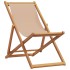 Sillas de playa plegables 2 unidades tela y madera maciza