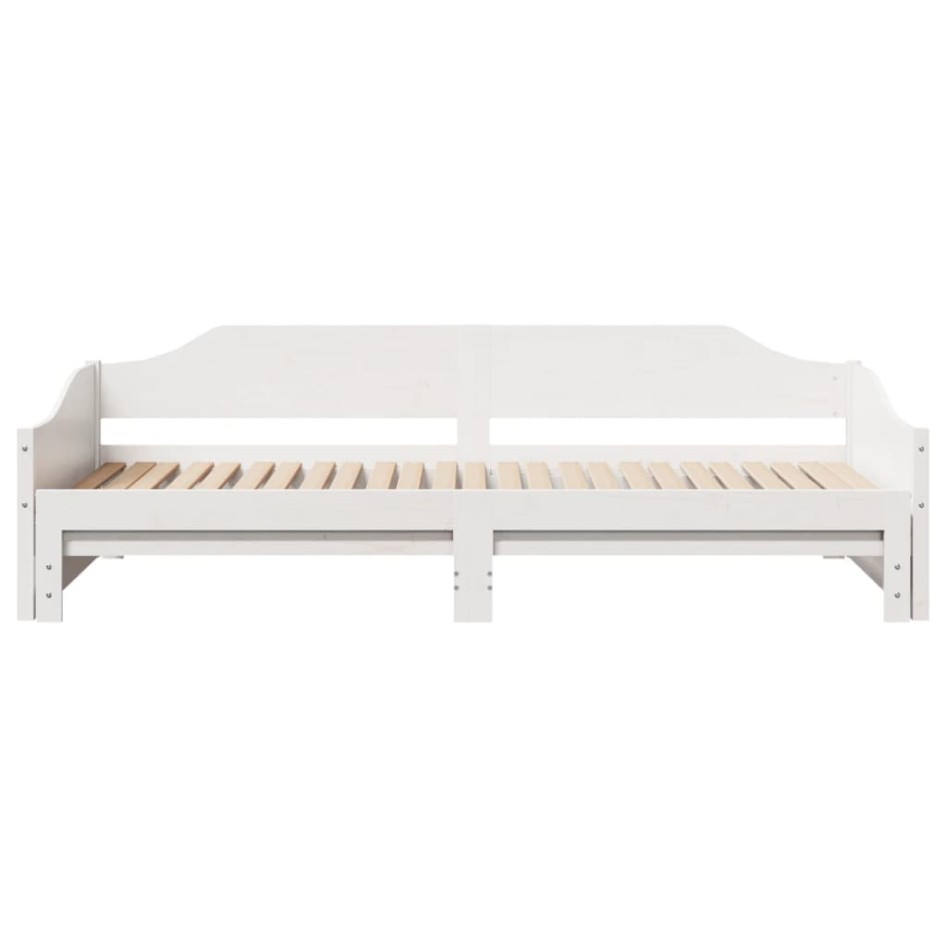 Sofá cama nido madera maciza de pino blanco 90x200