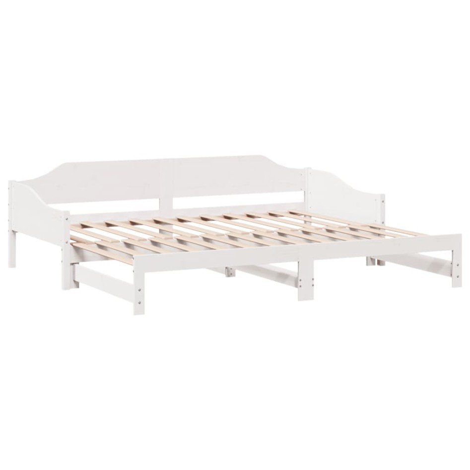Sofá cama nido madera maciza de pino blanco 90x200