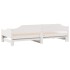Sofá cama nido madera maciza de pino blanco 90x200
