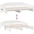 Sofá cama nido madera maciza de pino blanco 90x200